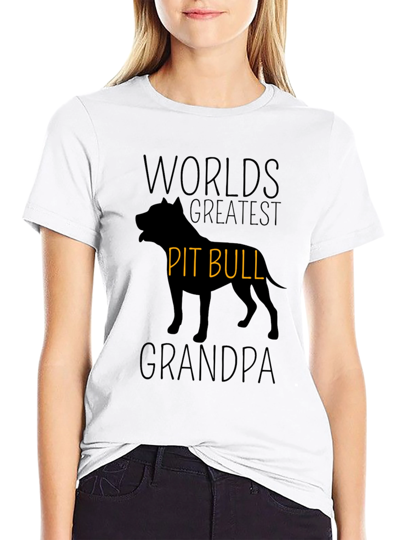 Worlds Greatest Pitbull Grandpa T-Shirt