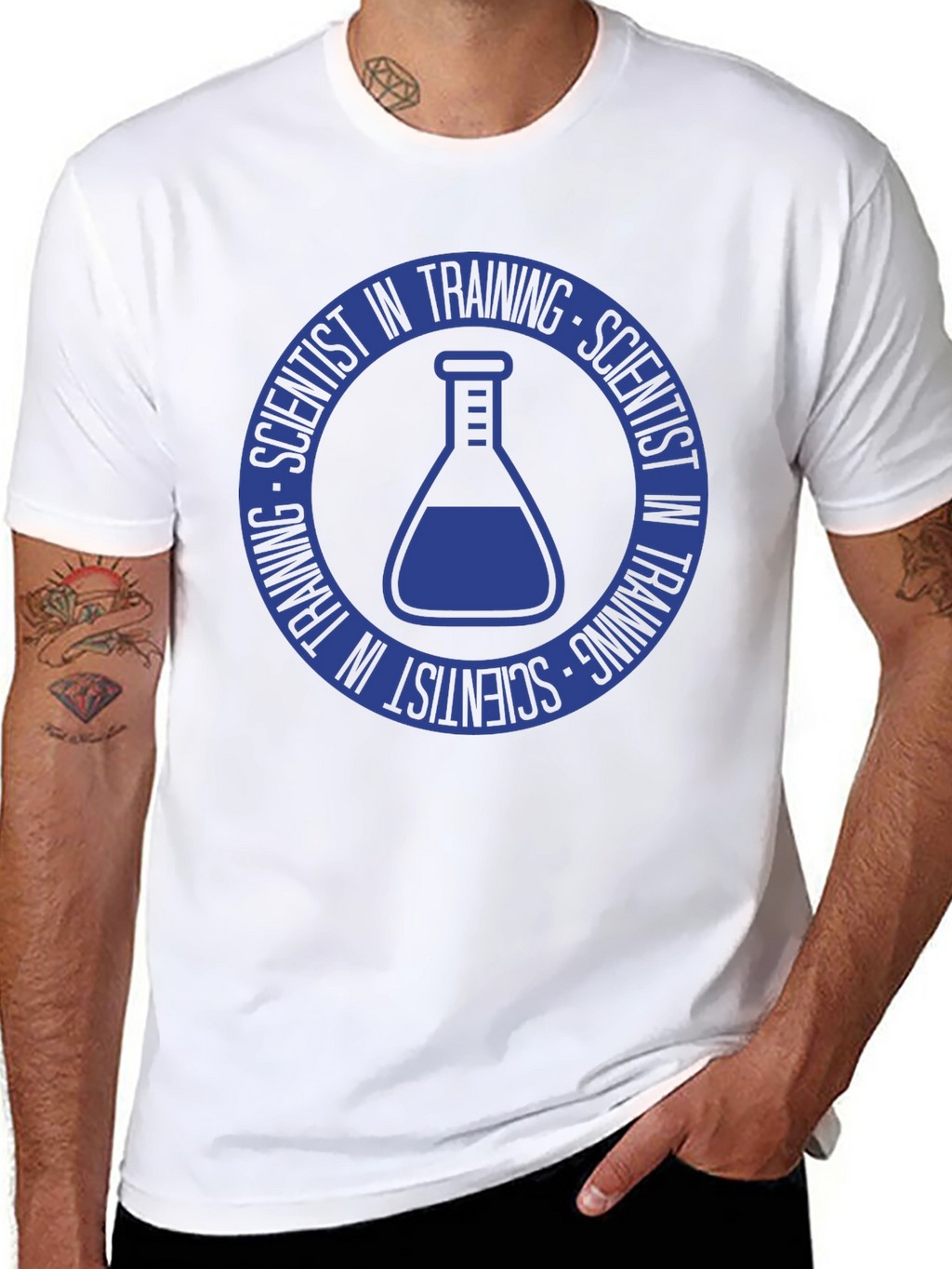 Scientist in Training Black T-Shirt