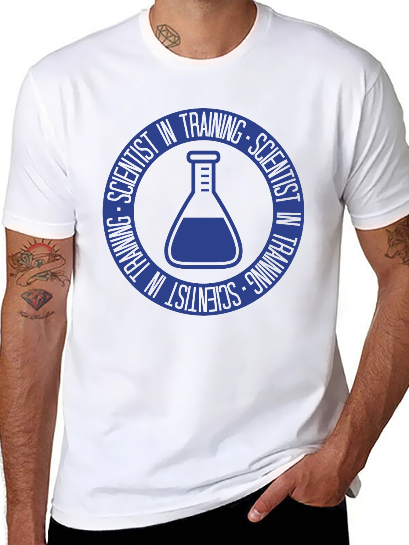 Scientist in Training Black T-Shirt