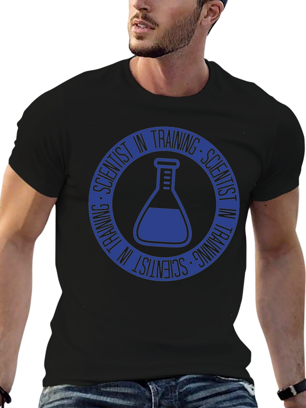 Scientist in Training Black T-Shirt