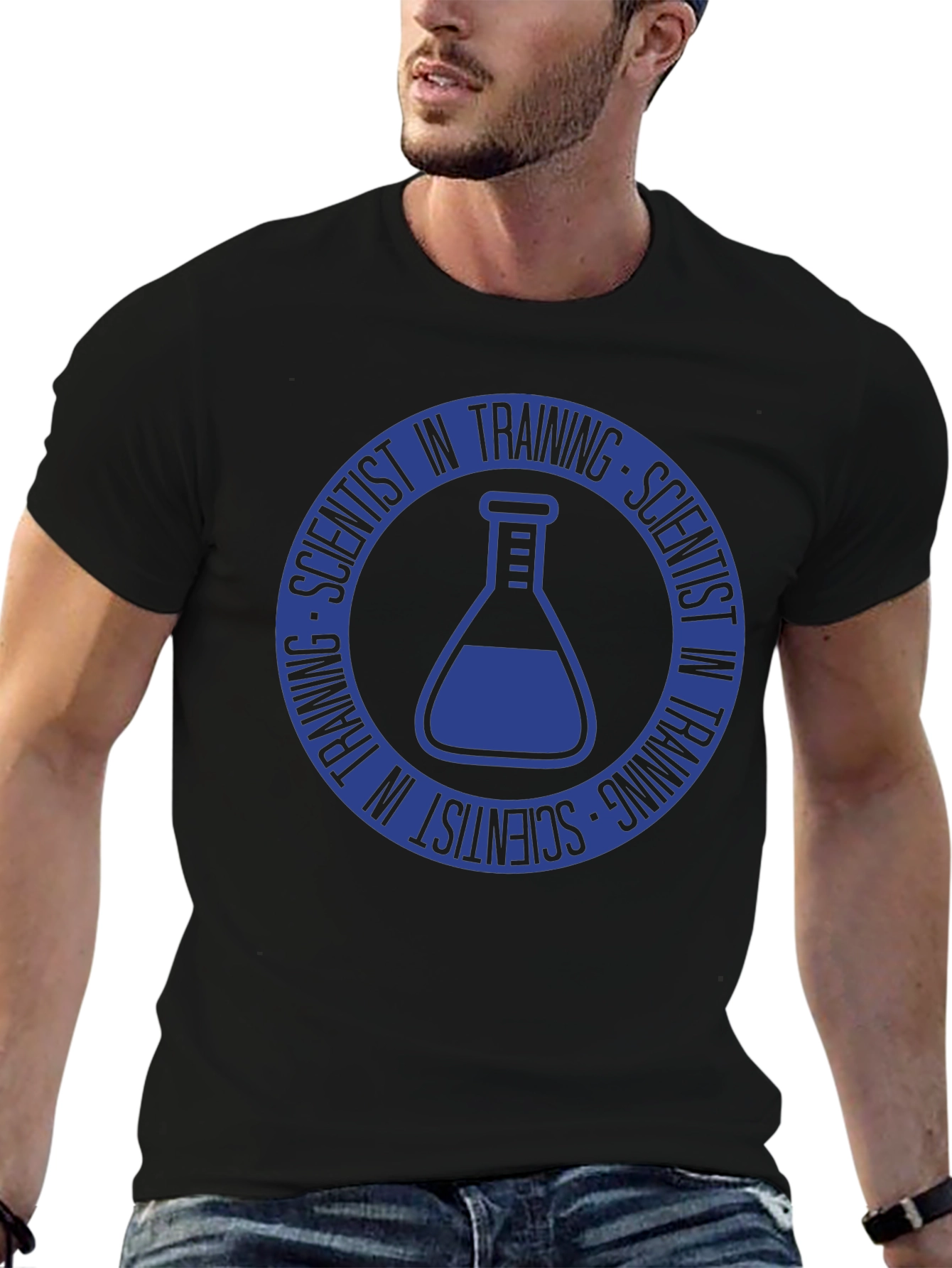 Scientist in Training Black T-Shirt