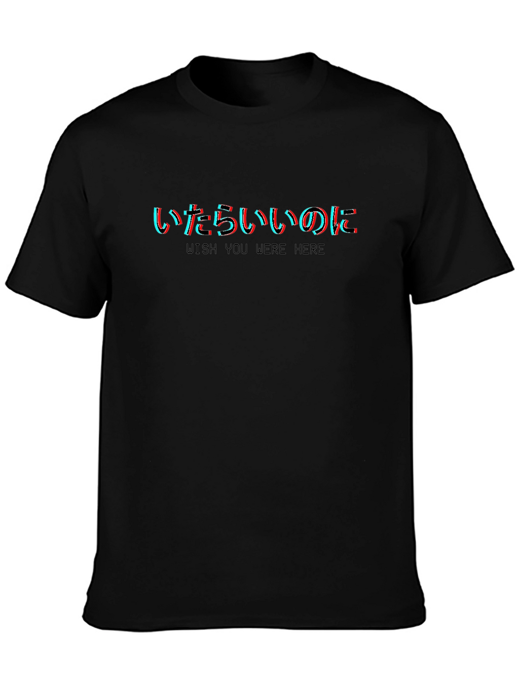 Wish You Were Here Graphic Tee - Black T-Shirt