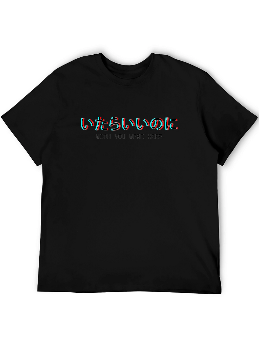 Wish You Were Here Graphic Tee - Black T-Shirt