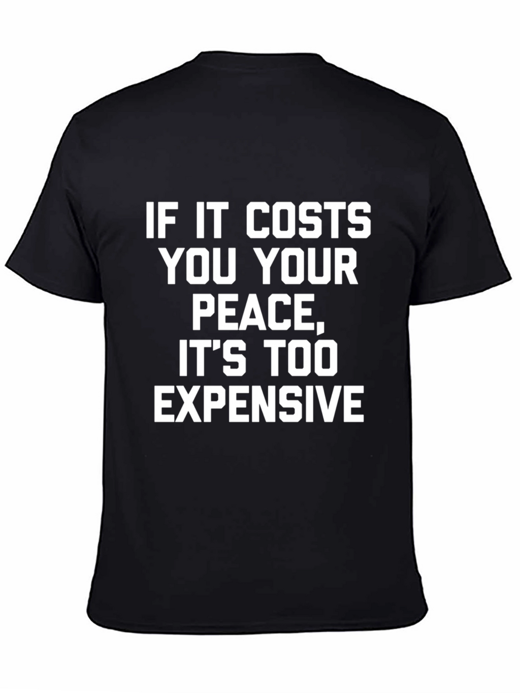 Peace Cost Graphic Tee - Relaxed Fit Cotton T-Shirt