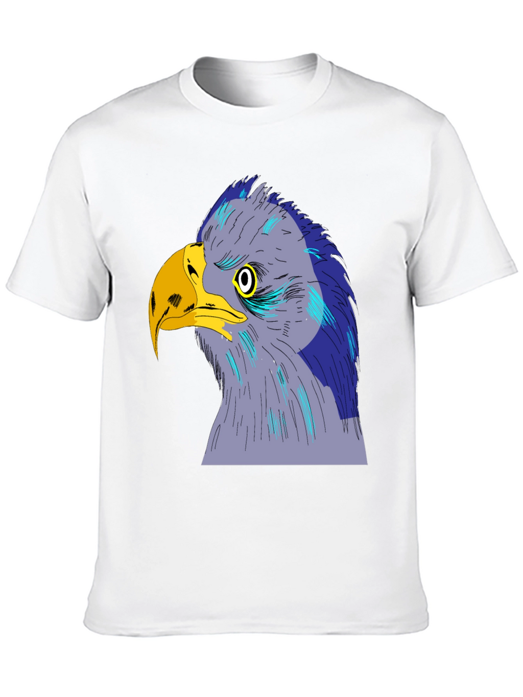 Eagle Graphic Print Black T-Shirt
