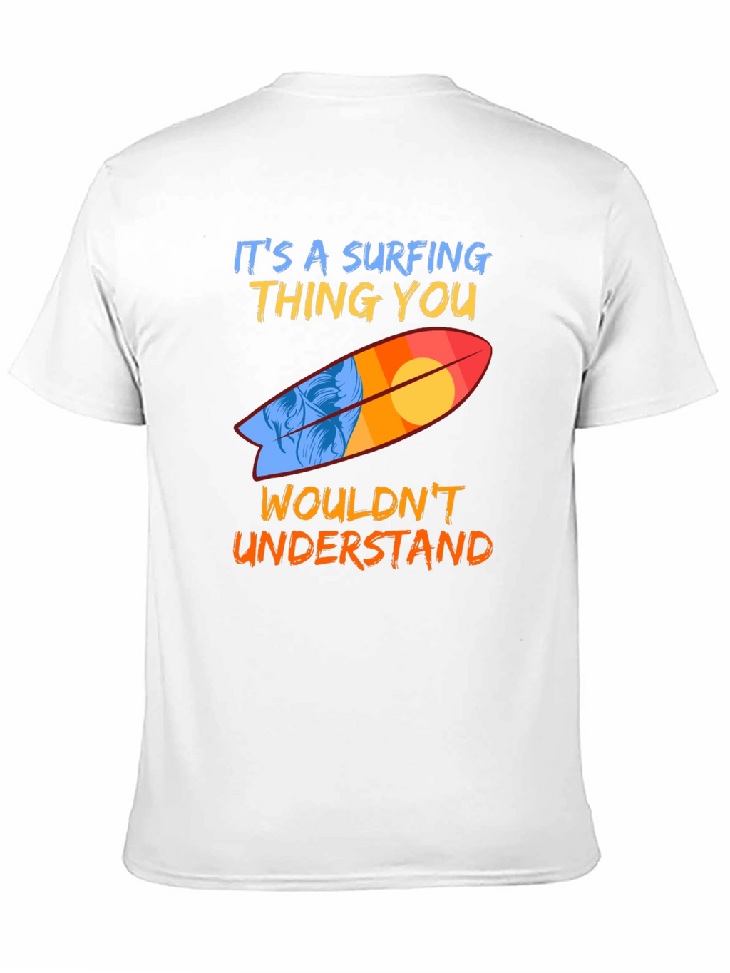 Surfing Thing T-Shirt - Black - Mens Surfboard Tee