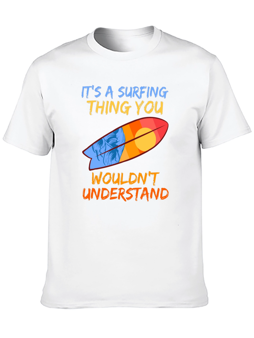 Surfing Thing T-Shirt - Black - Mens Surfboard Tee