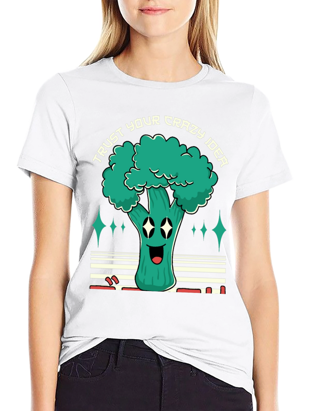 Trust Your Crazy Idea Broccoli Graphic Tee