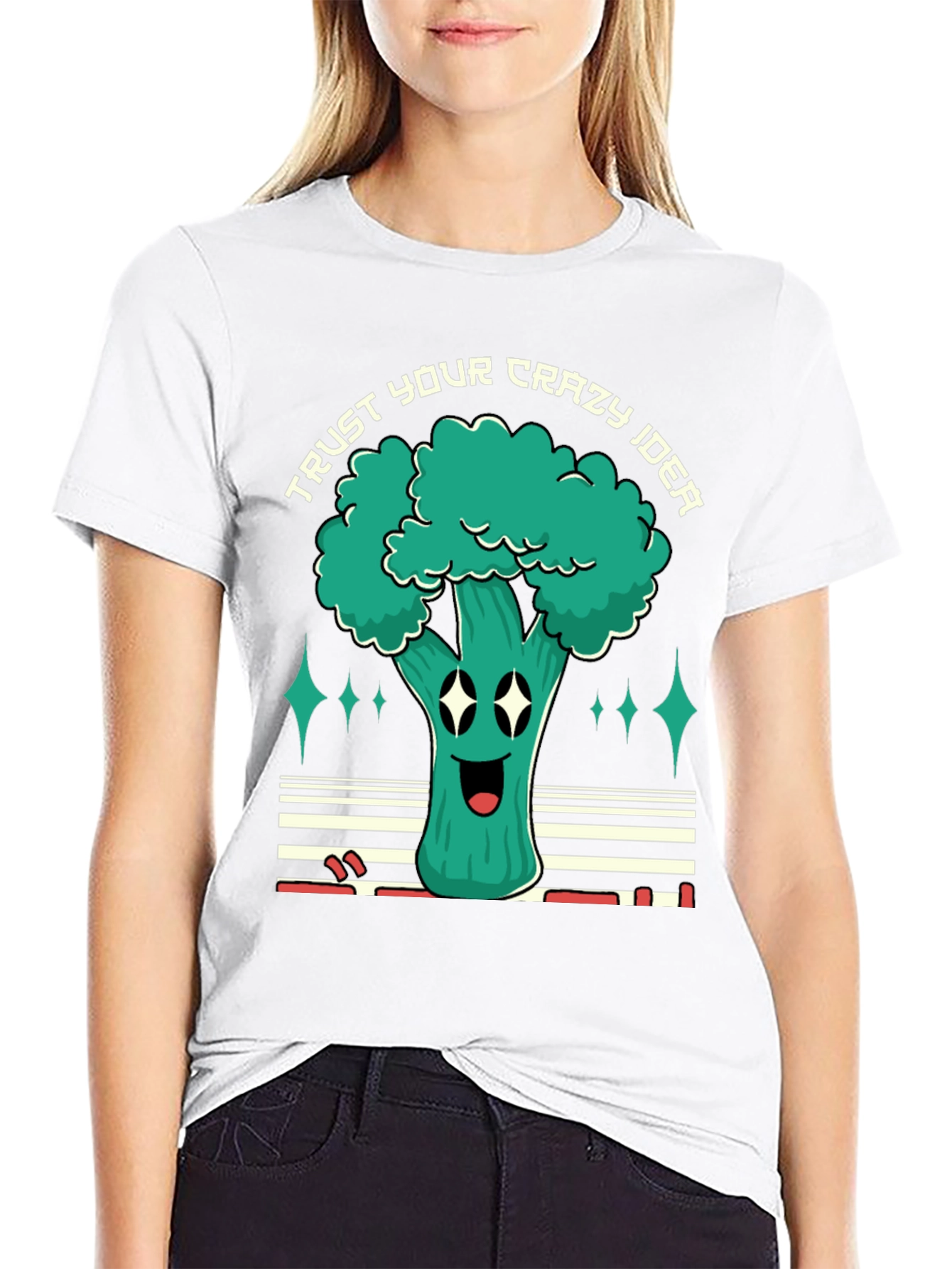 Trust Your Crazy Idea Broccoli Graphic Tee