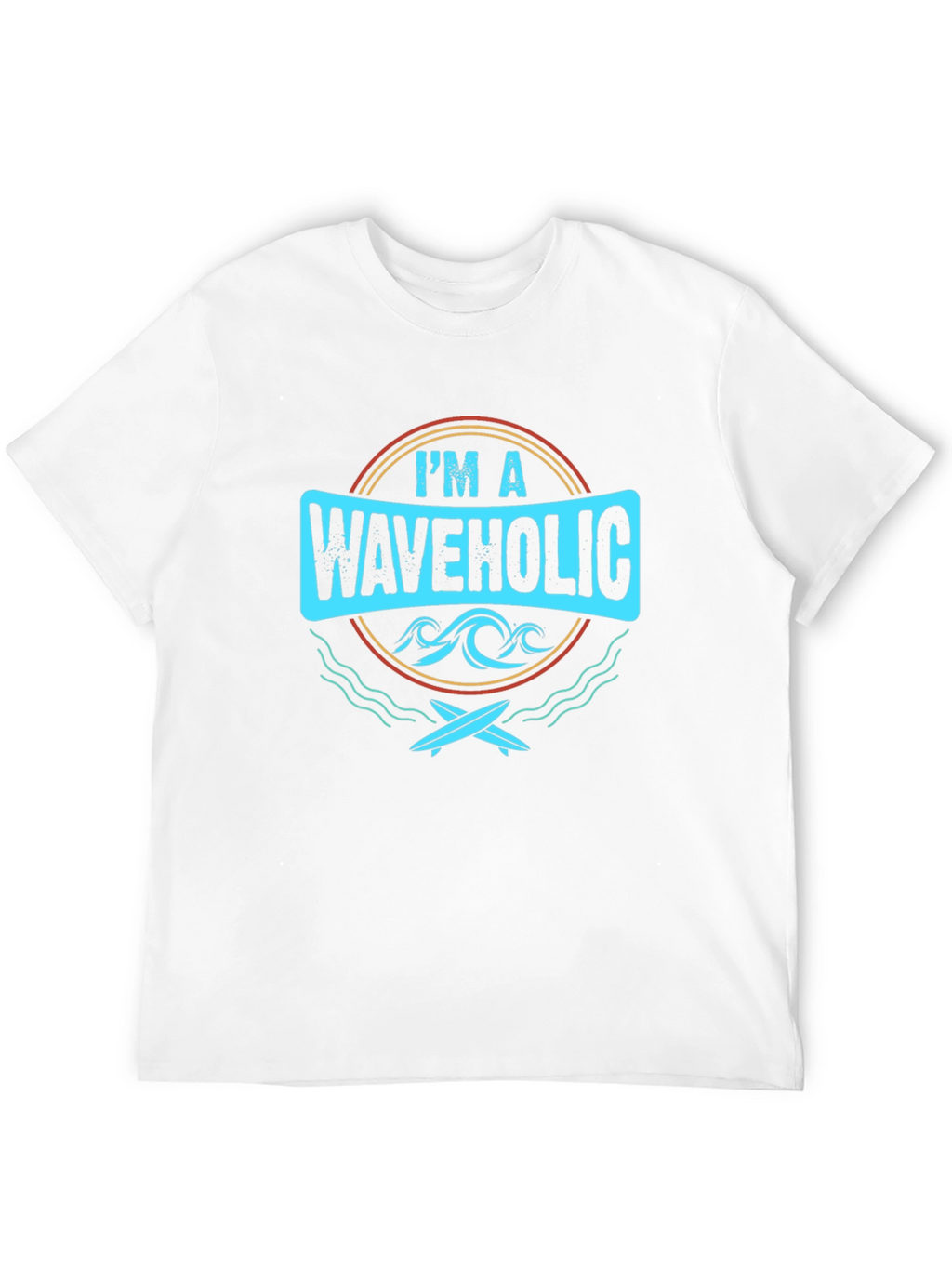 Im a Waveholic Graphic T-Shirt Surf Tee