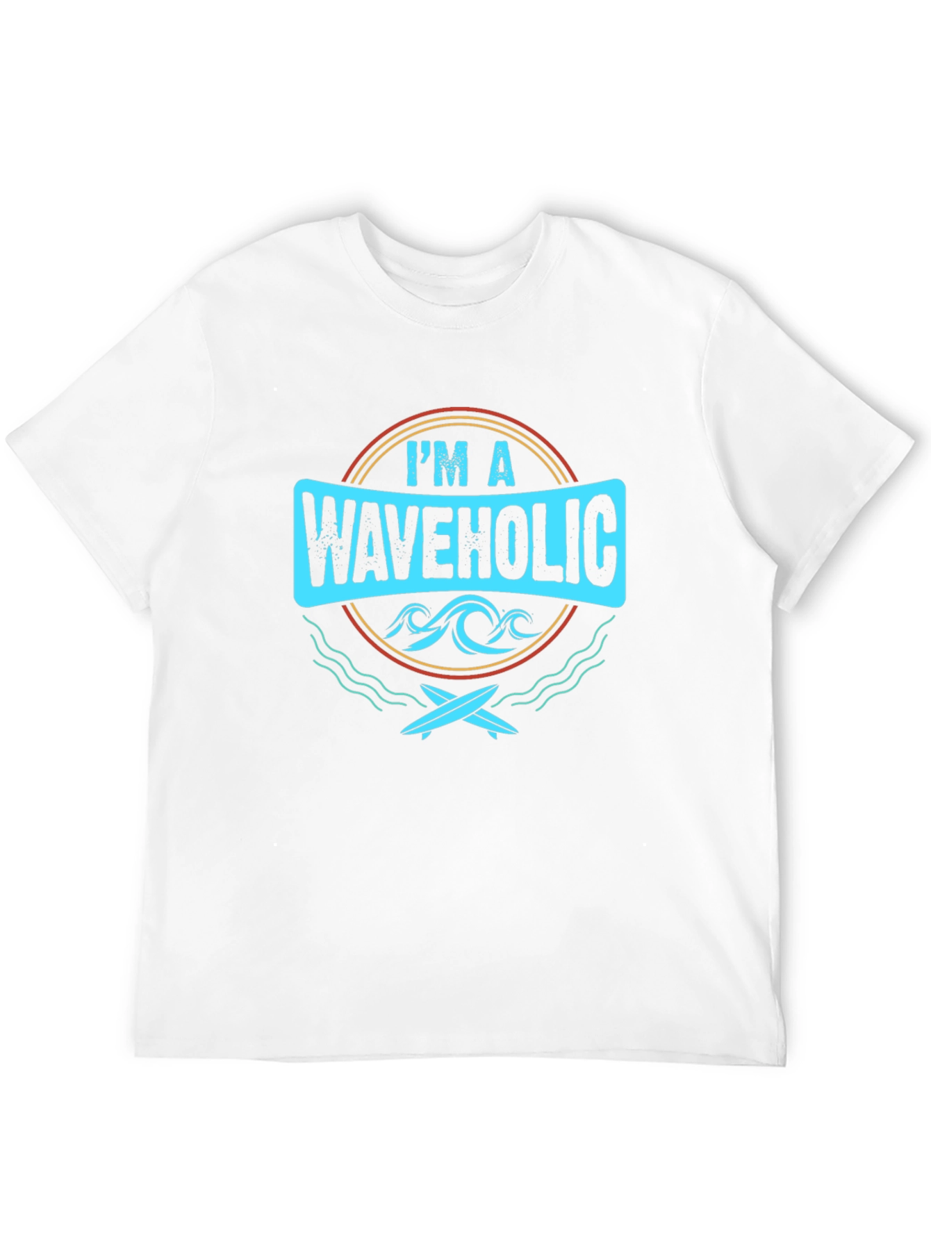 Im a Waveholic Graphic T-Shirt Surf Tee