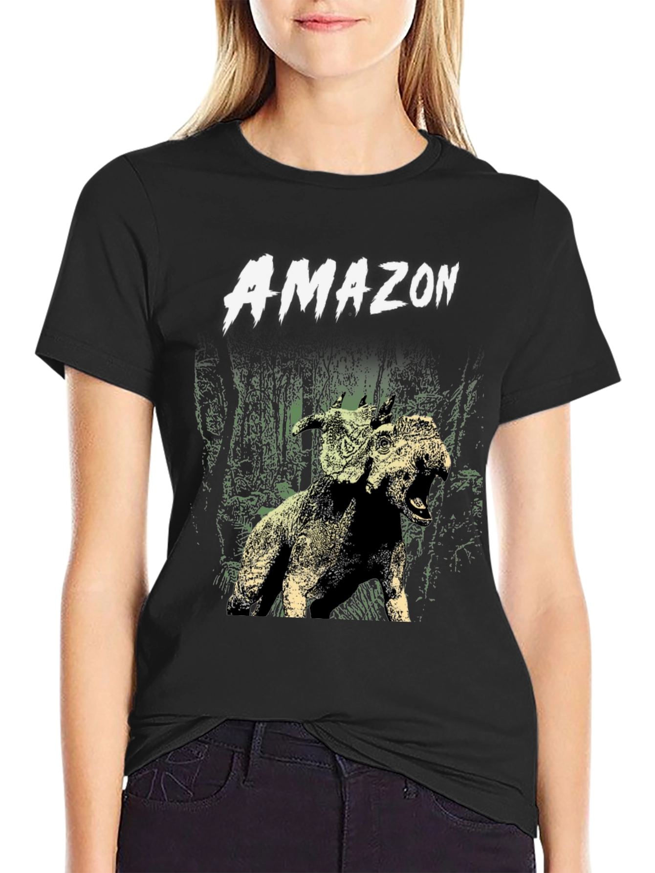 Amazon Graphic T-Shirt - Mens Black Tee