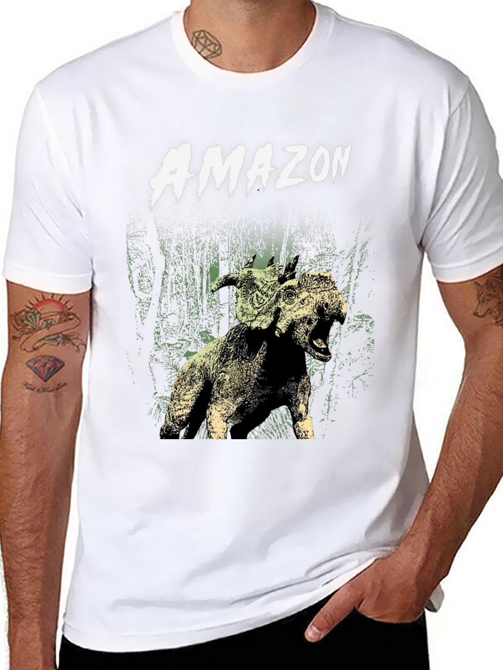 Amazon Graphic T-Shirt - Mens Black Tee