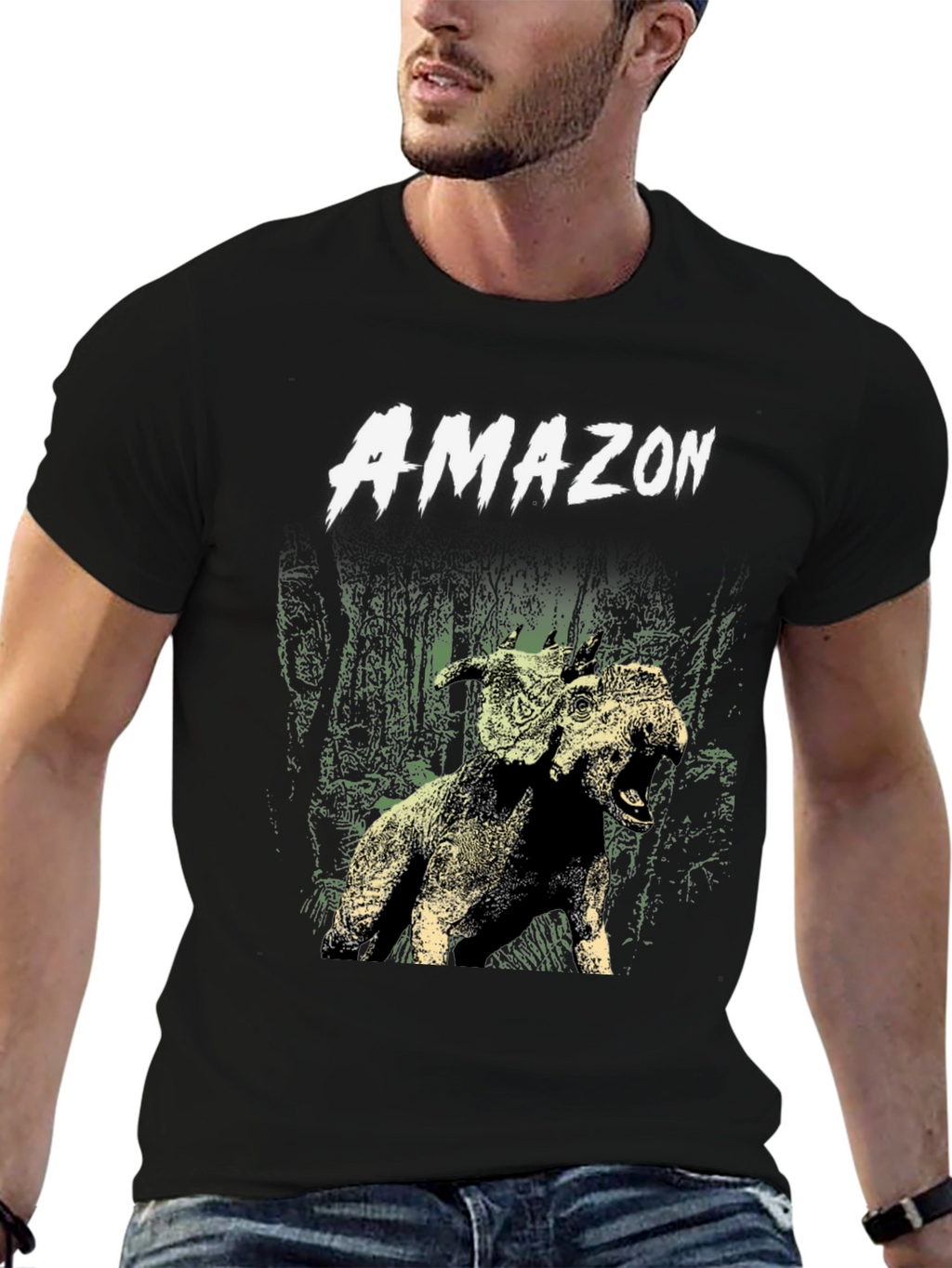 Amazon Graphic T-Shirt - Mens Black Tee