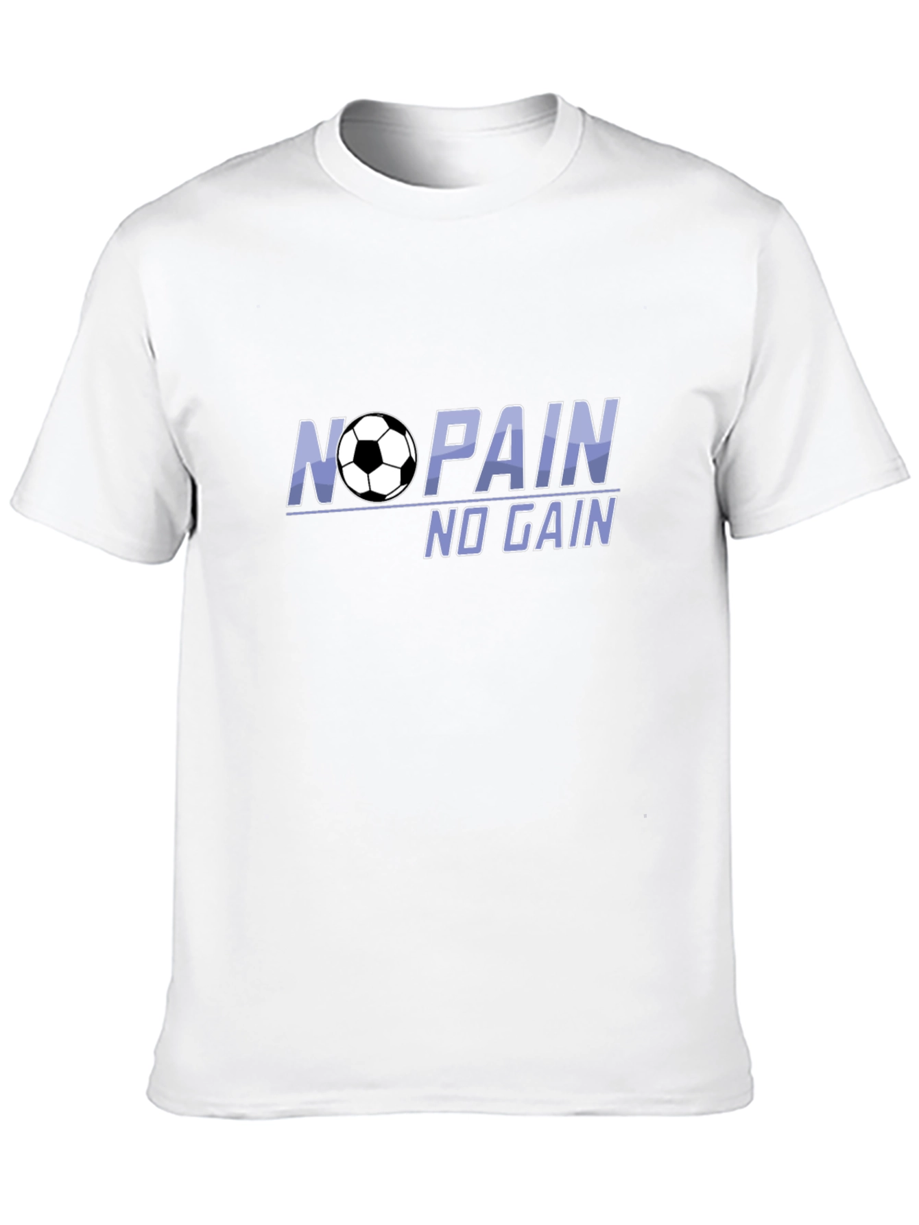 No Pain No Gain Soccer Graphic Tee