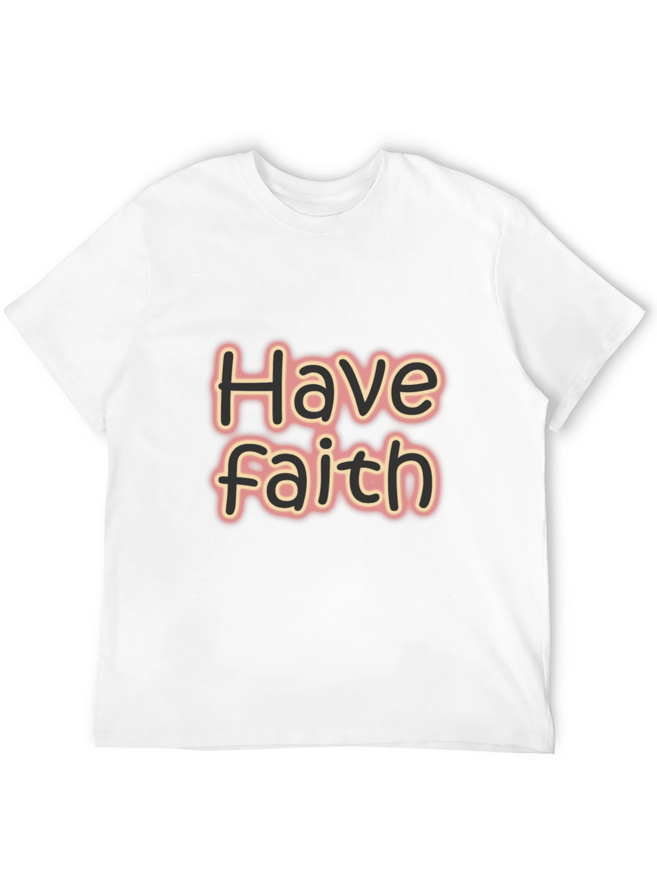 Have Faith Graphic Tee - Black Casual T-Shirt