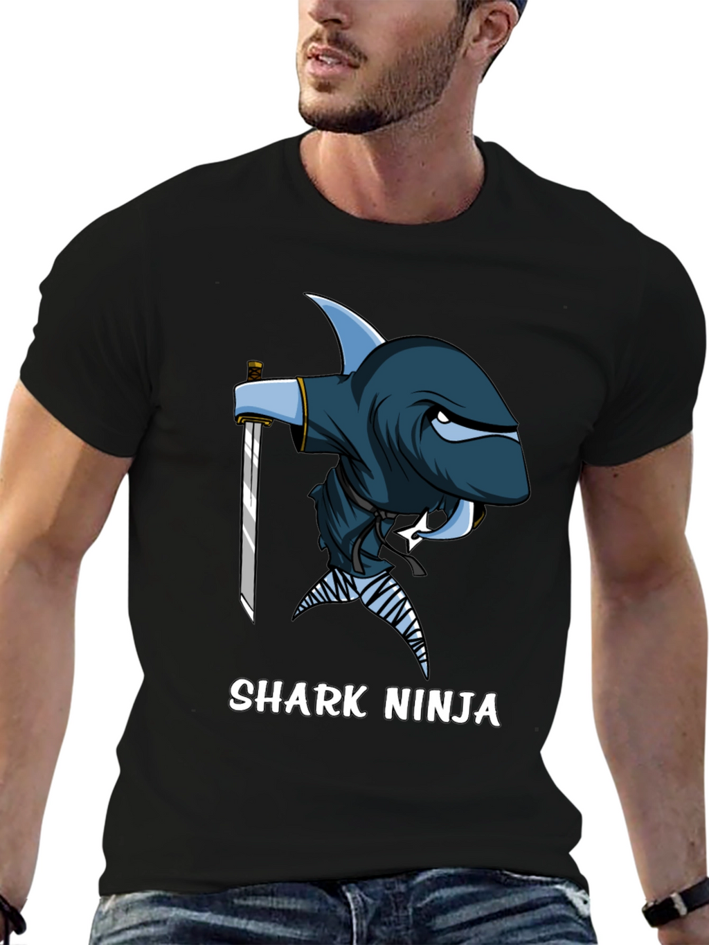 Shark Ninja T-Shirt - Unique Graphic Tee