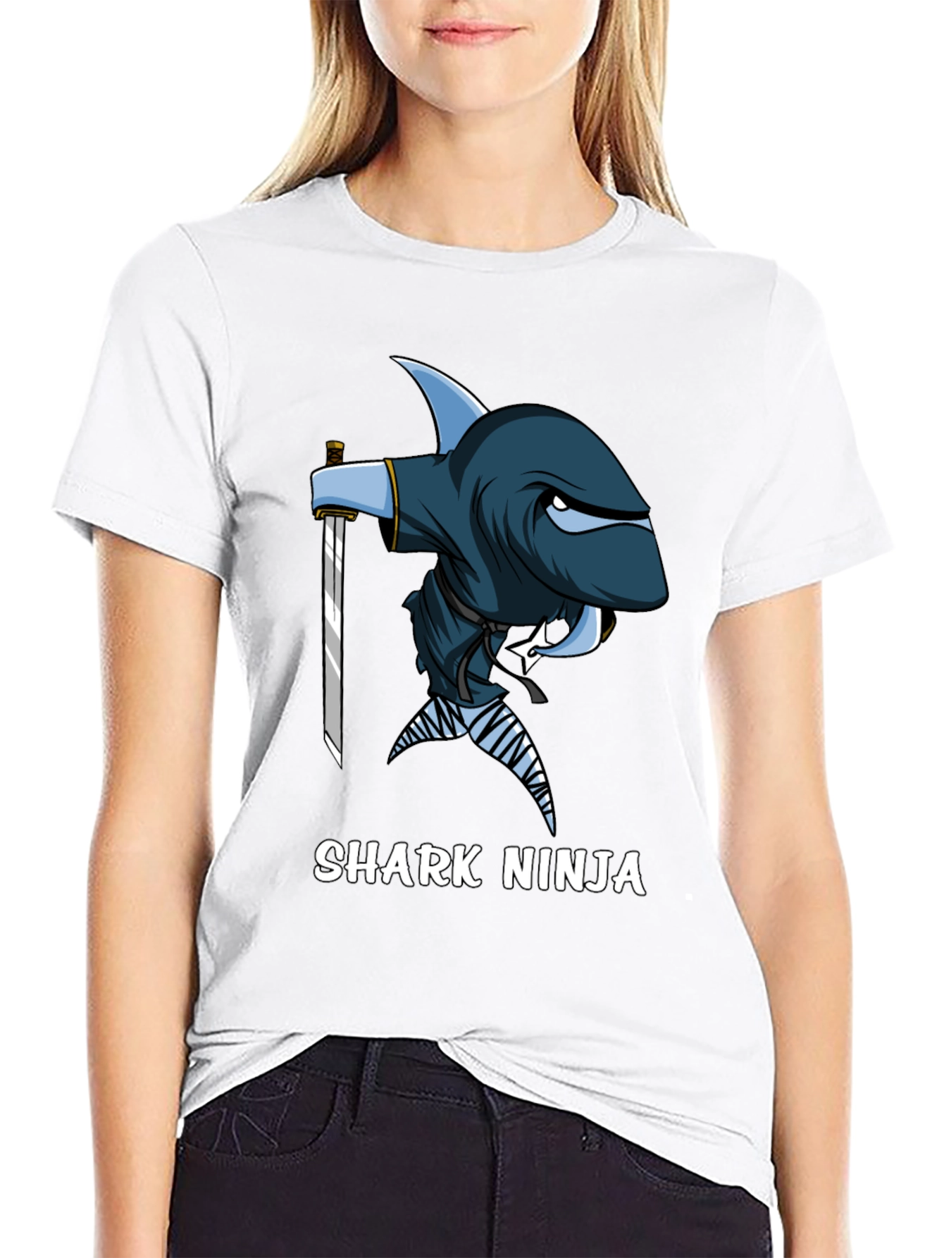 Shark Ninja T-Shirt - Unique Graphic Tee