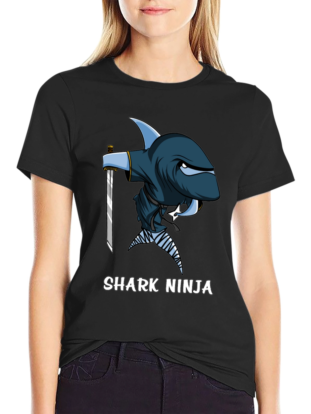 Shark Ninja T-Shirt - Unique Graphic Tee