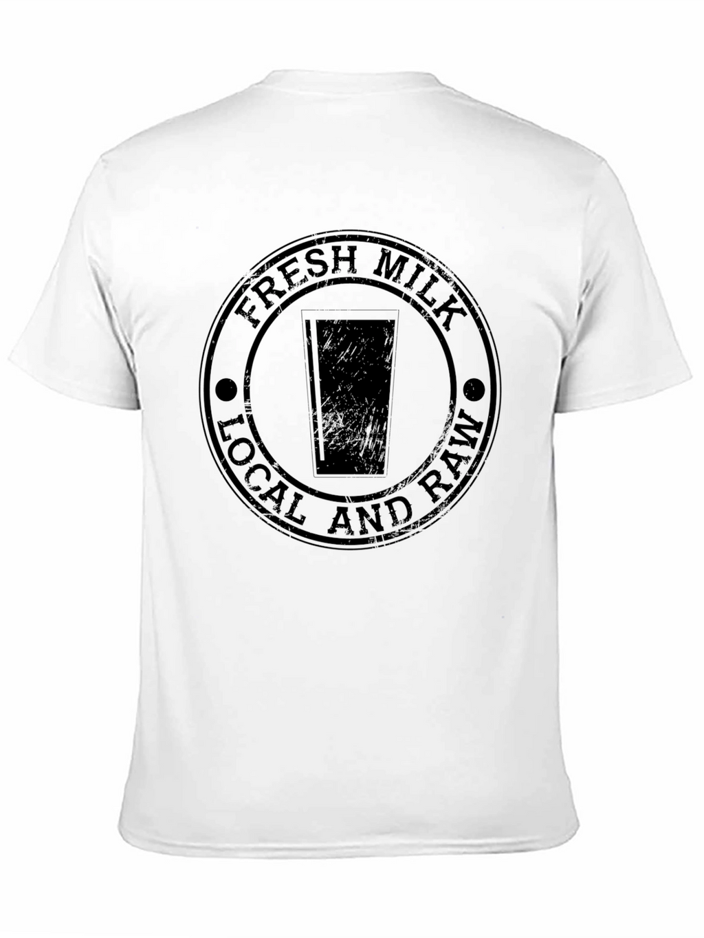 Fresh Milk Local & Raw Black Graphic Tee