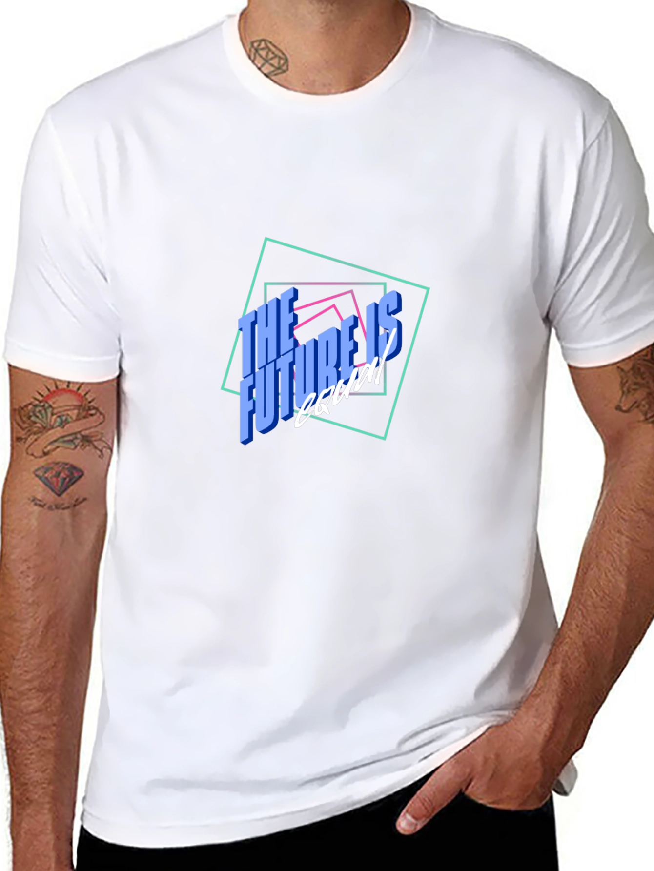 The Future is Equal Black Graphic Tee