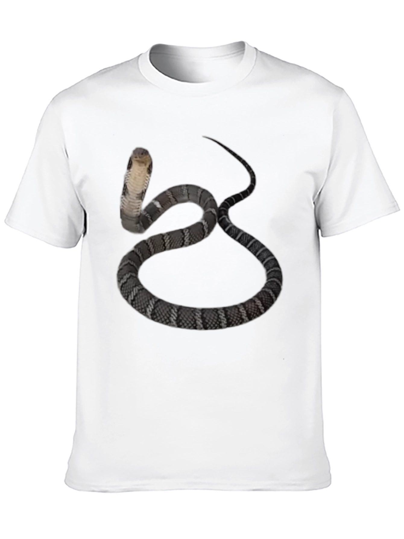 Cobra Snake Graphic Tee - Mens Black T-Shirt