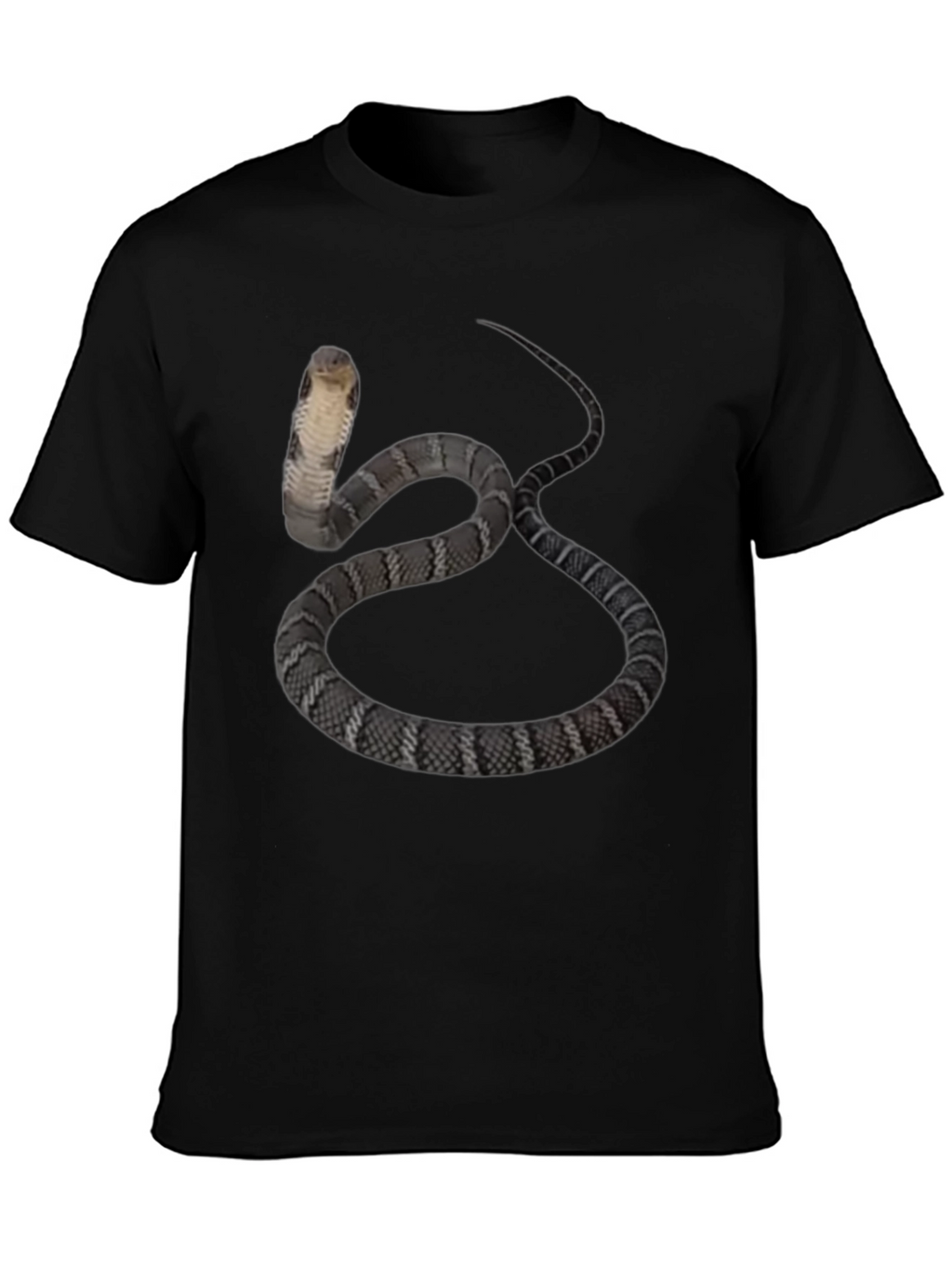 Cobra Snake Graphic Tee - Mens Black T-Shirt