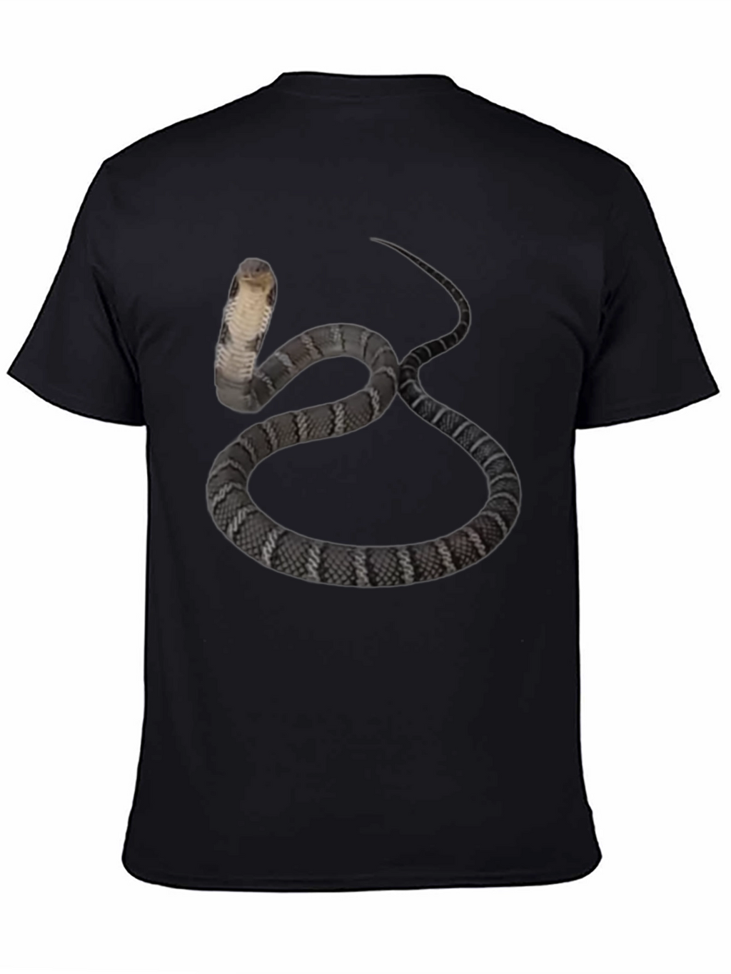 Cobra Snake Graphic Tee - Mens Black T-Shirt