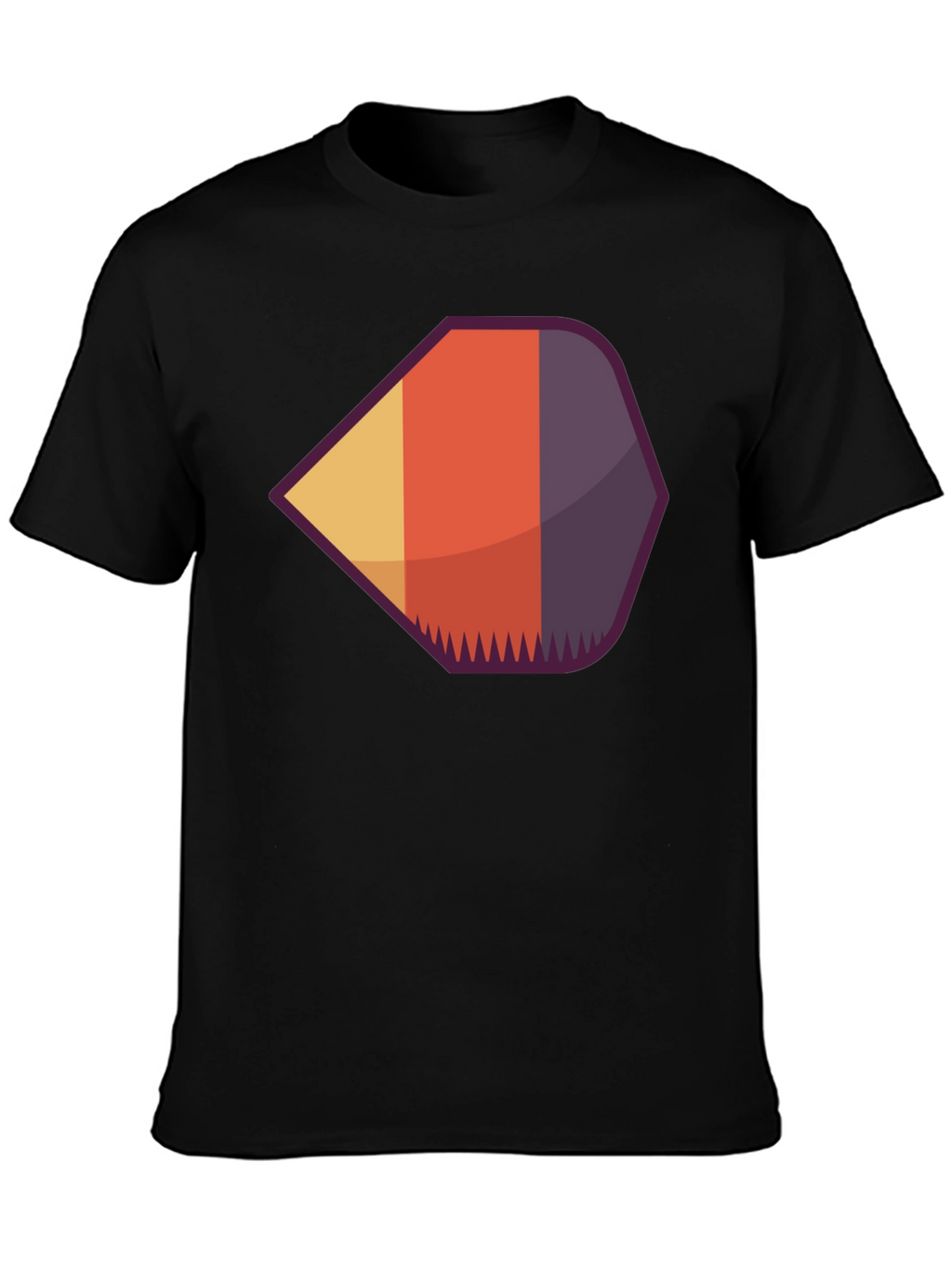 Geometric Retro Graphic Tee - Modern Casual Style