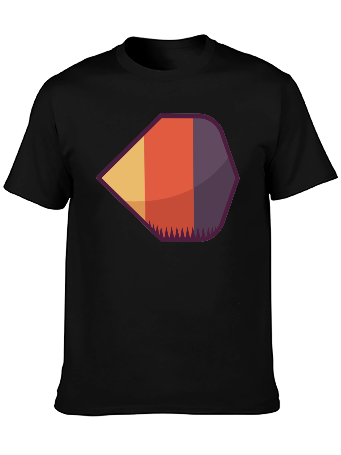 Geometric Retro Graphic Tee - Modern Casual Style