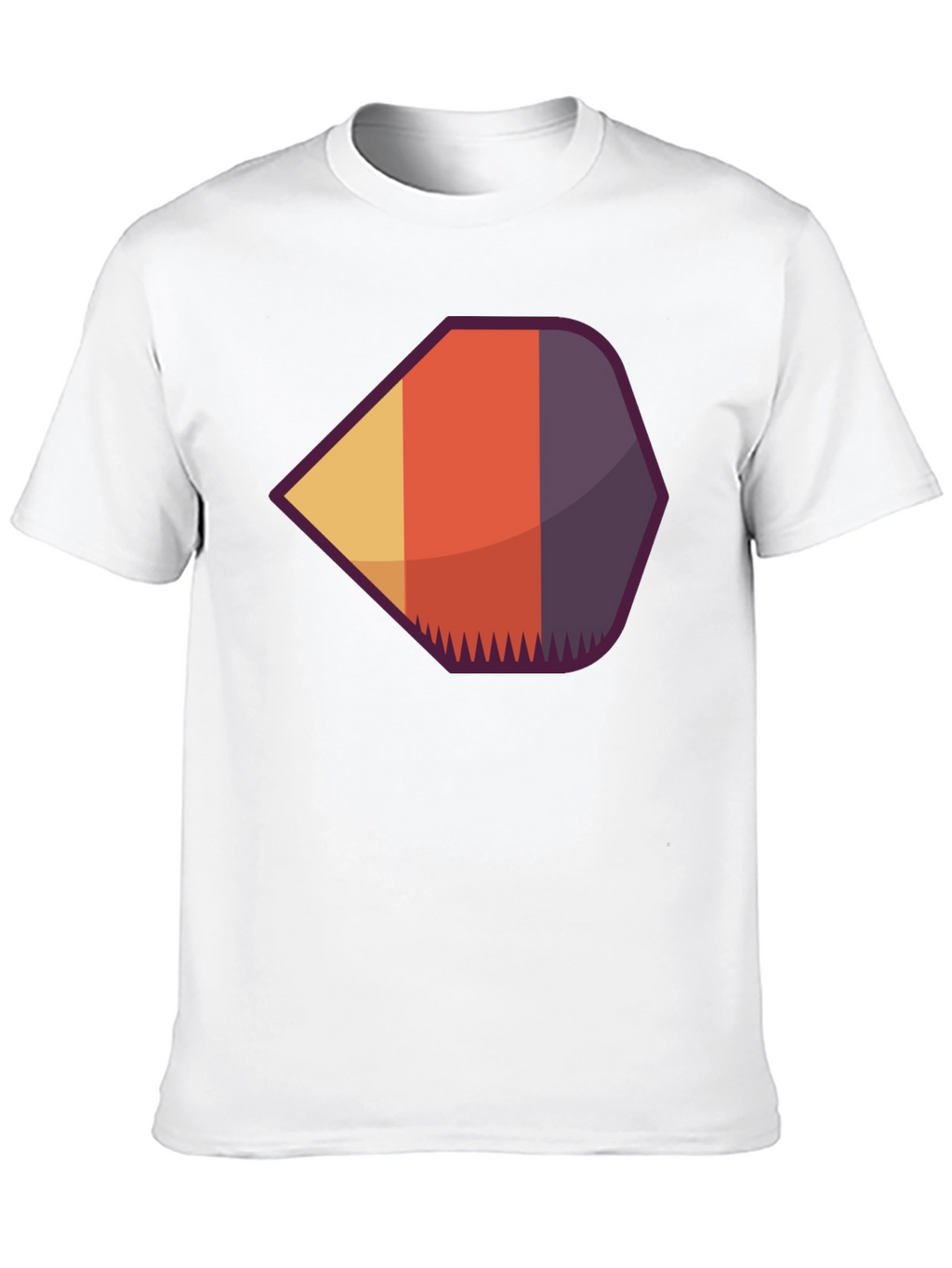 Geometric Retro Graphic Tee - Modern Casual Style