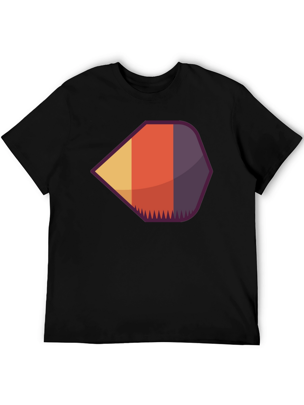 Geometric Retro Graphic Tee - Modern Casual Style