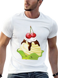 Novelty Dessert Graphic Tee - Sweet Treat Style