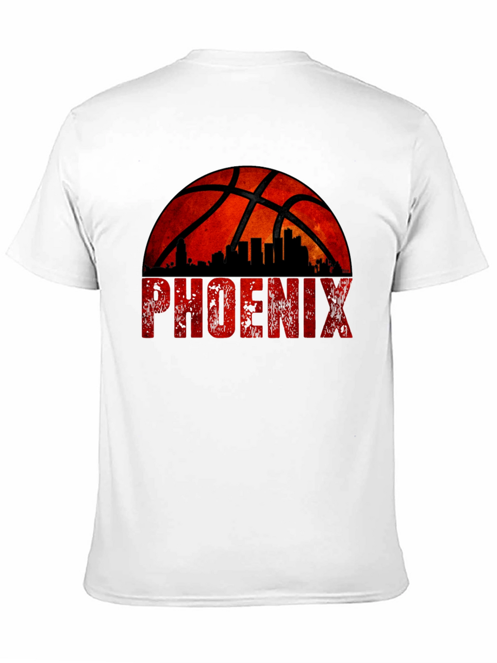 Phoenix Basketball Skyline Graphic T-Shirt