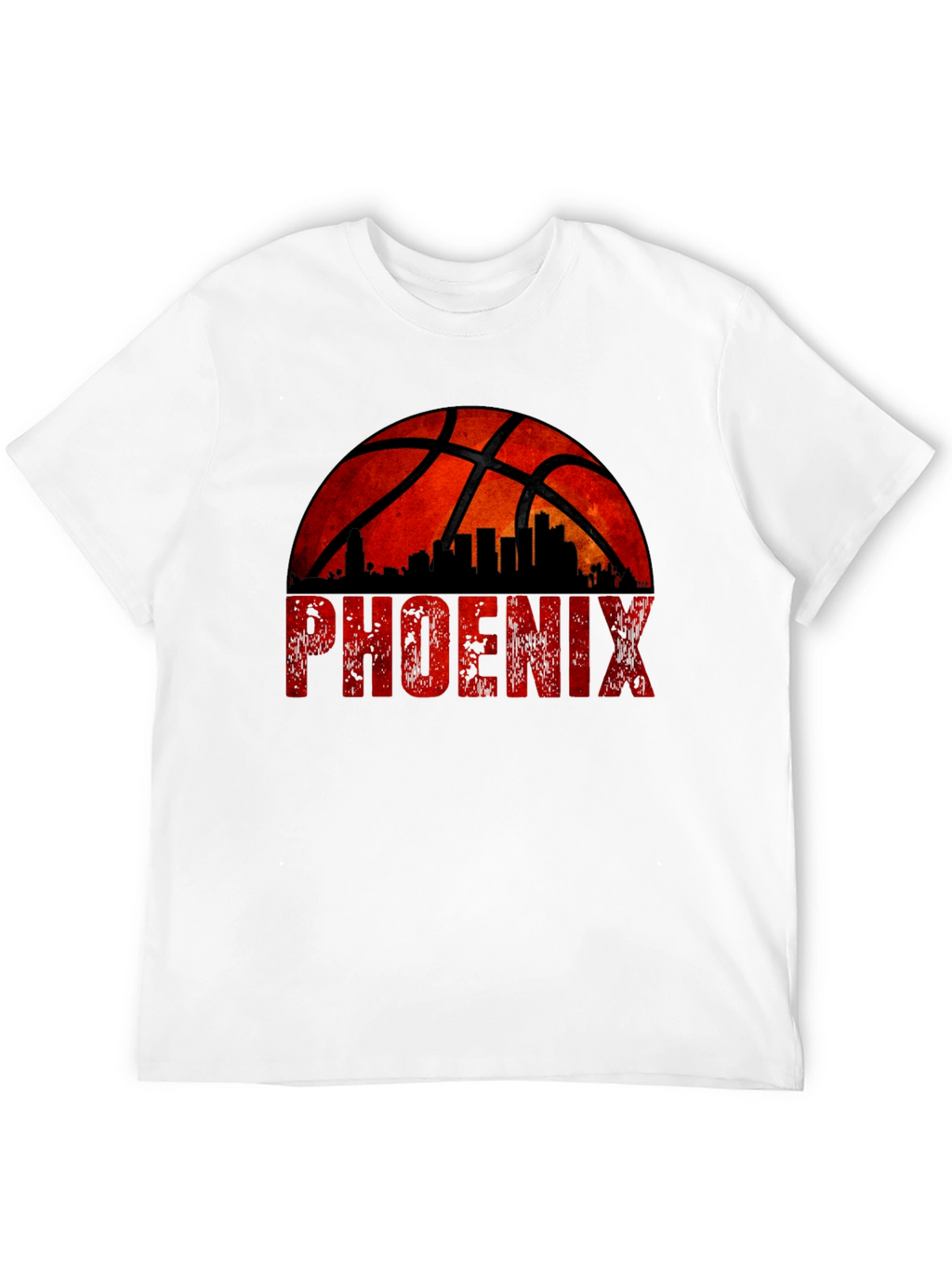 Phoenix Basketball Skyline Graphic T-Shirt