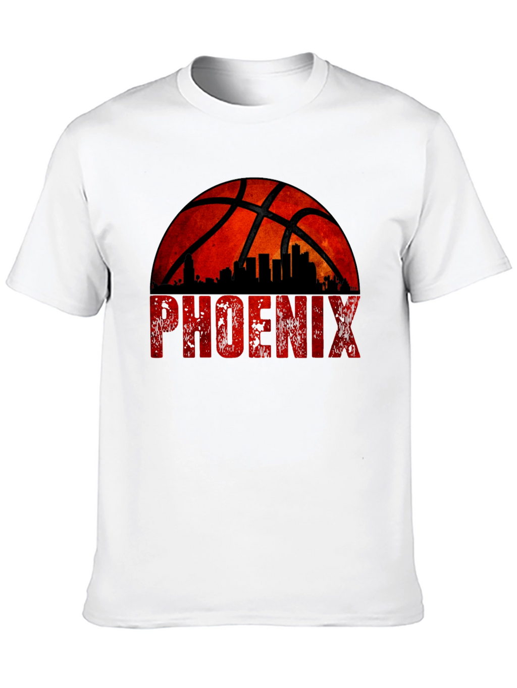 Phoenix Basketball Skyline Graphic T-Shirt
