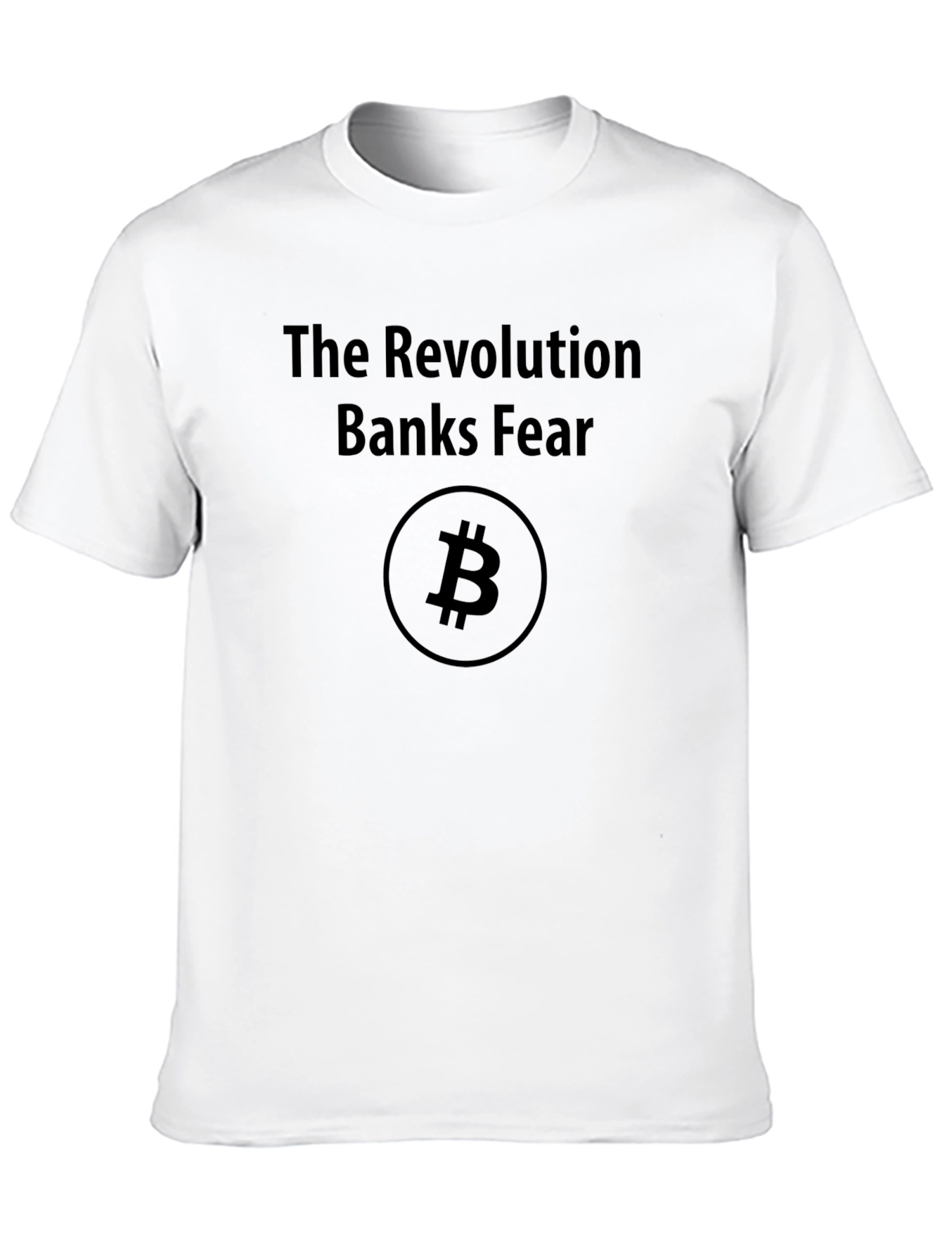 Bitcoin Revolution T-Shirt - Banks Fear Crypto Tee