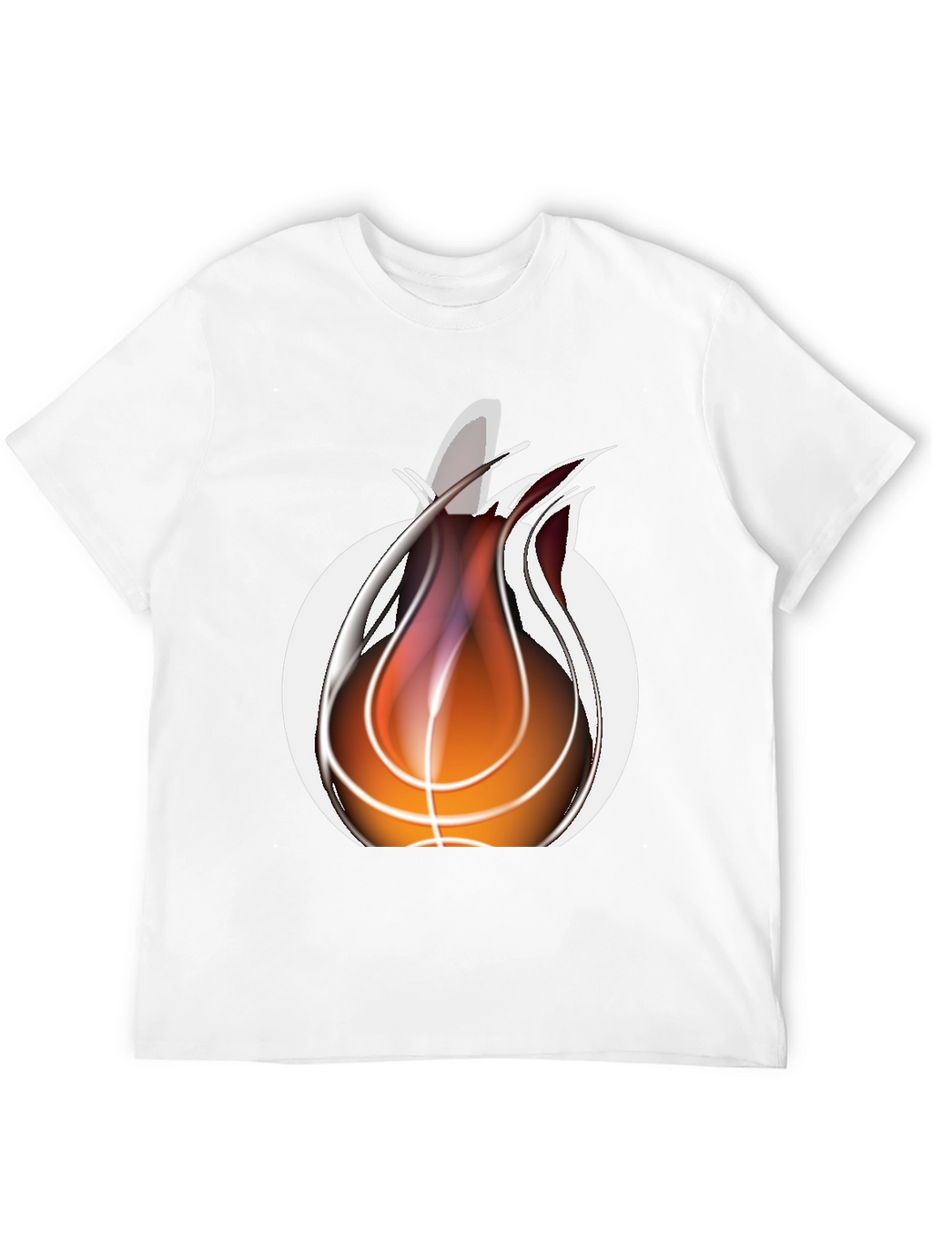 Fiery Basketball Graphic Tee - Cool Sportswear