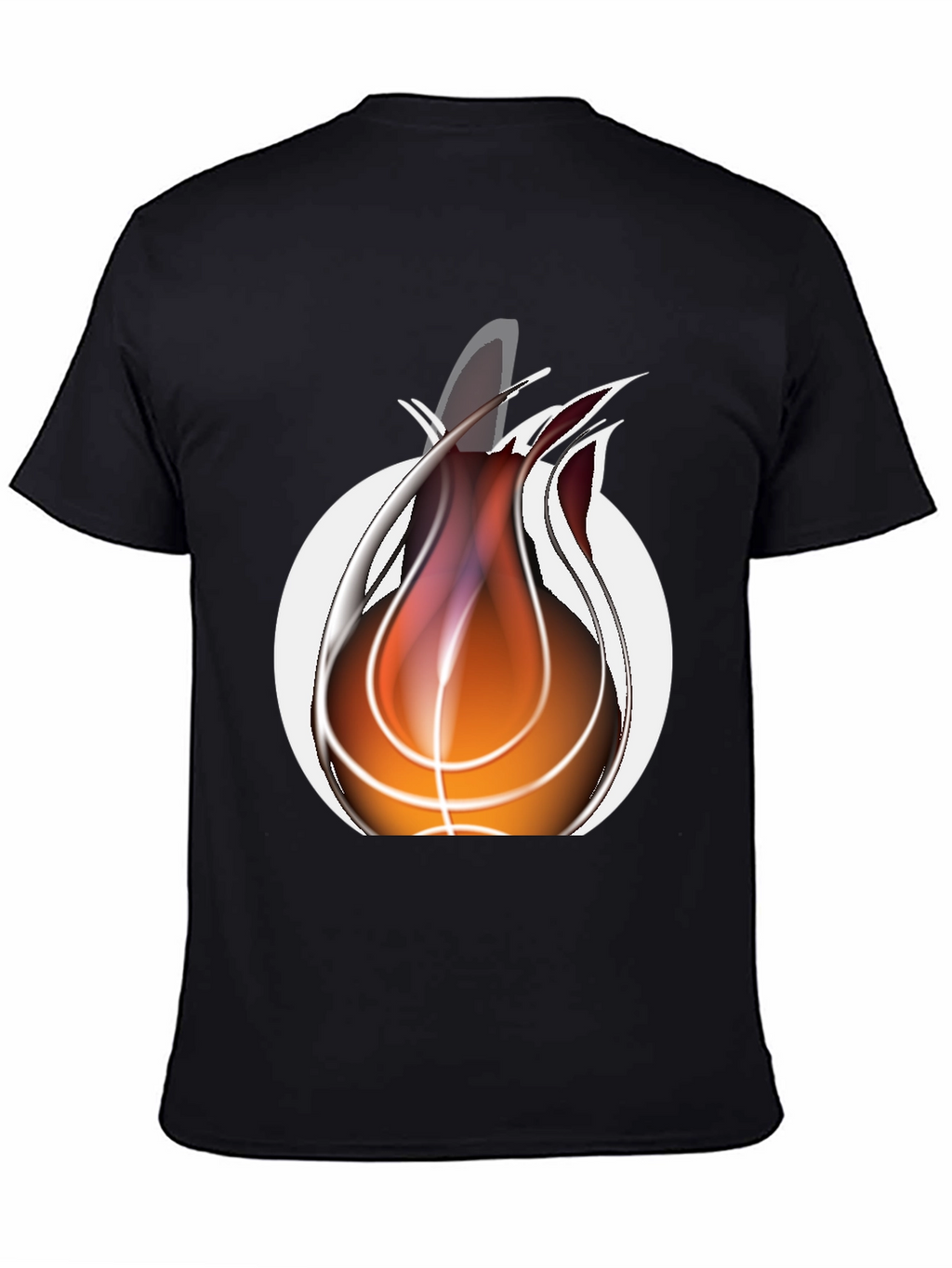 Fiery Basketball Graphic Tee - Cool Sportswear