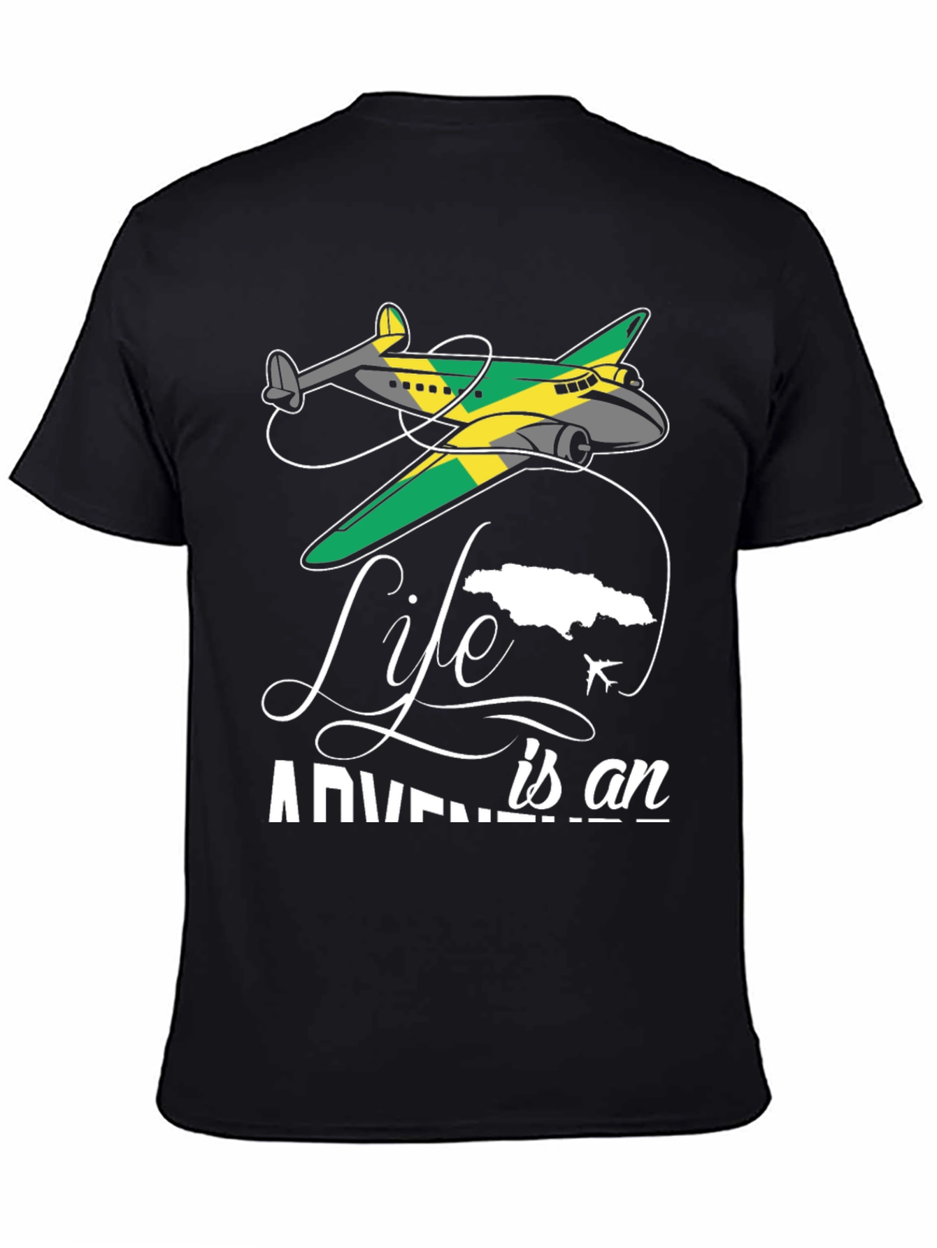 Adventure Life Jamaica Airplane T-Shirt