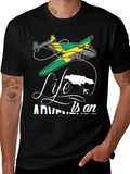 Adventure Life Jamaica Airplane T-Shirt