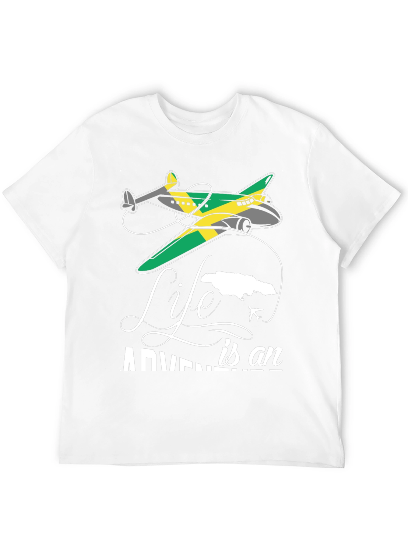 Adventure Life Jamaica Airplane T-Shirt