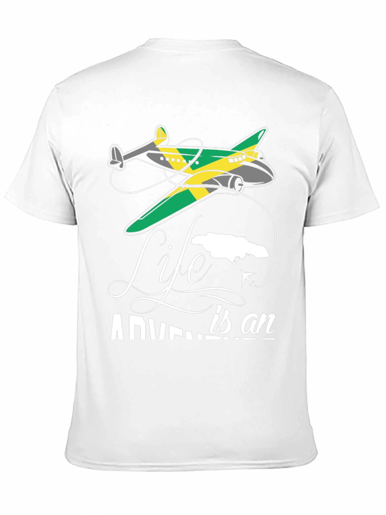 Adventure Life Jamaica Airplane T-Shirt