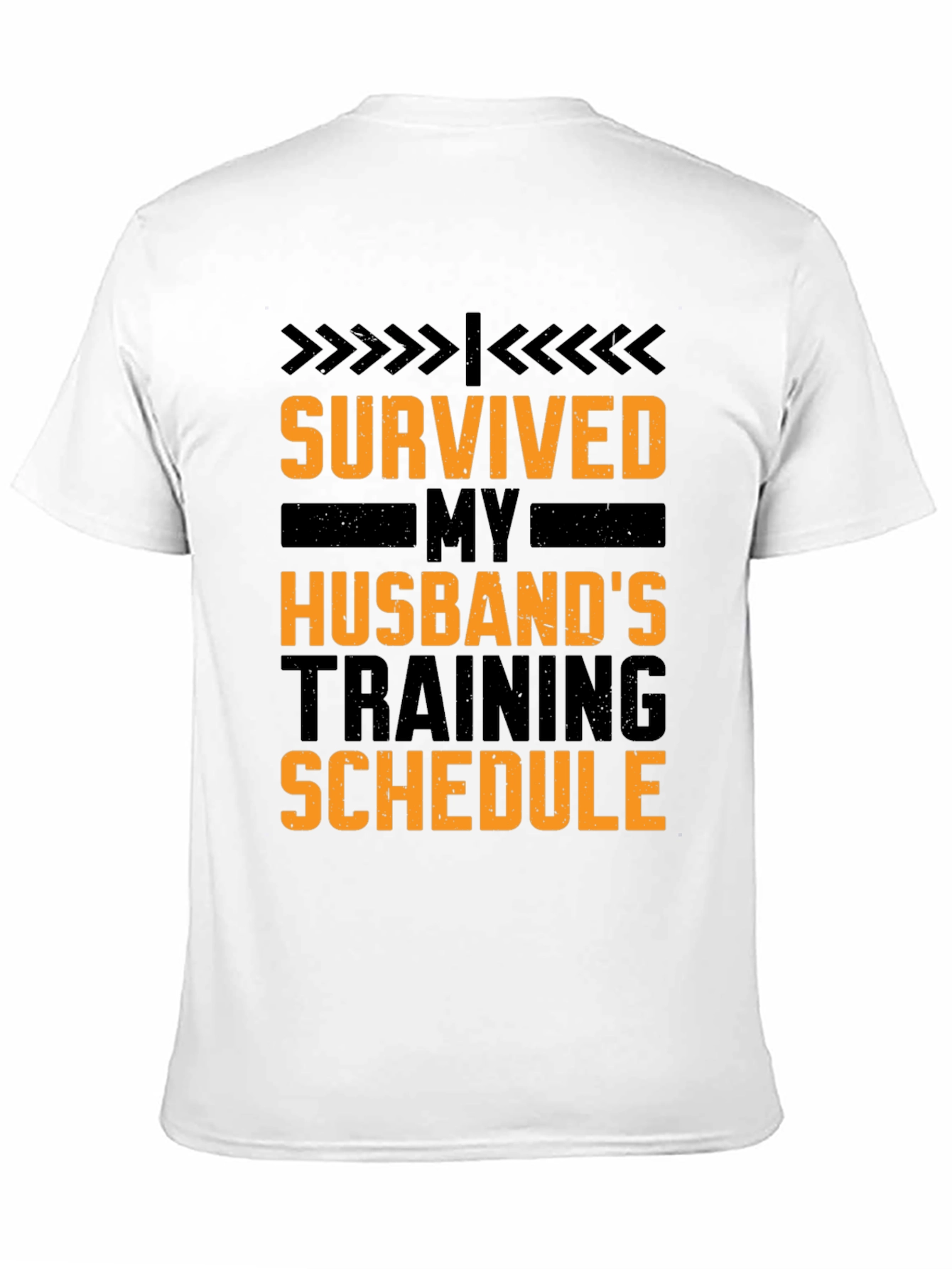 I Survived My Husbands Training Schedule T-Shirt