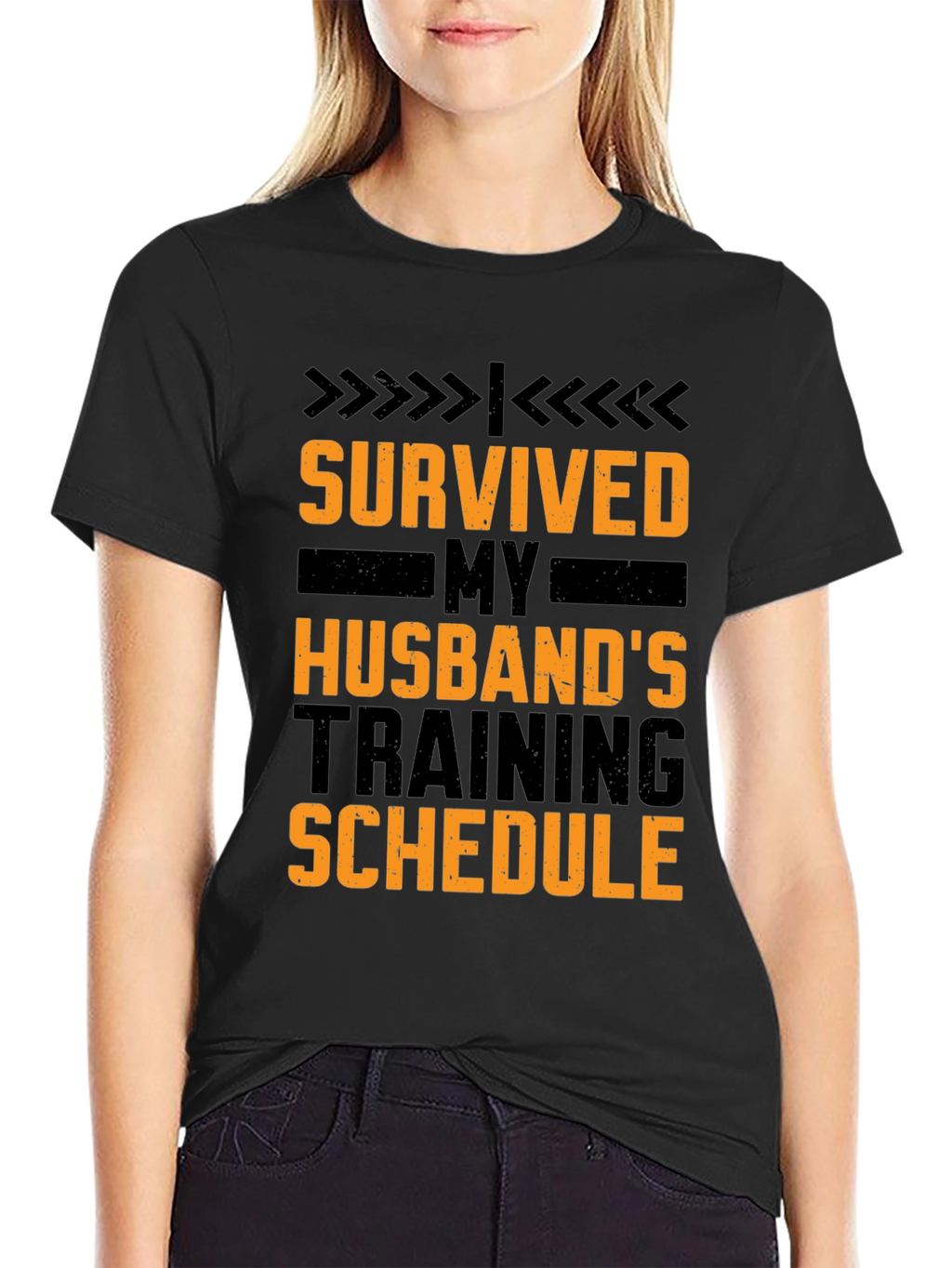 I Survived My Husbands Training Schedule T-Shirt