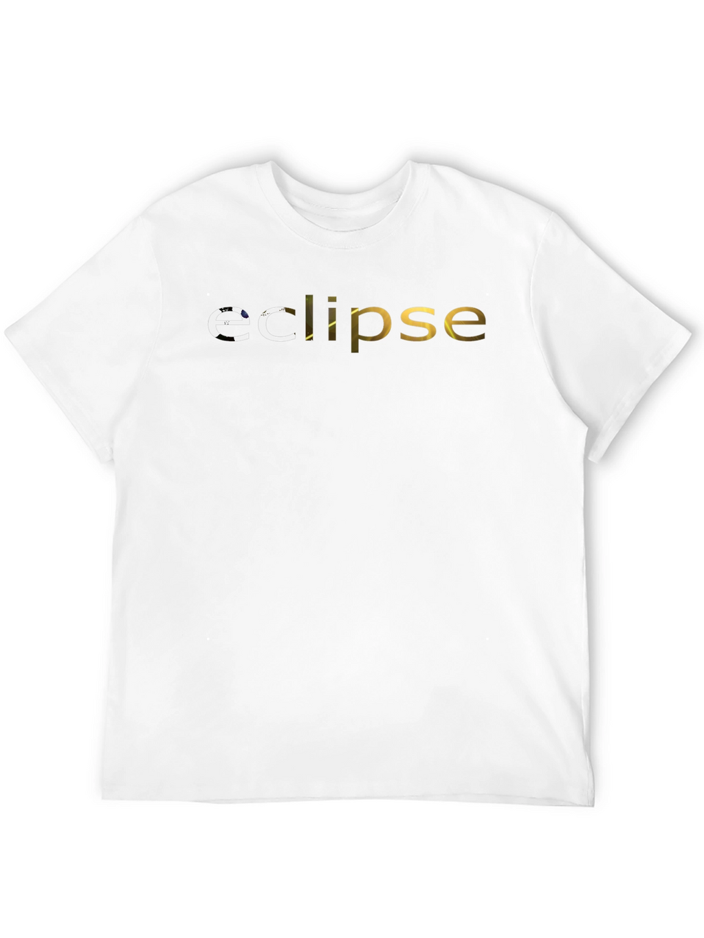 Eclipse Graphic Print Black T-Shirt