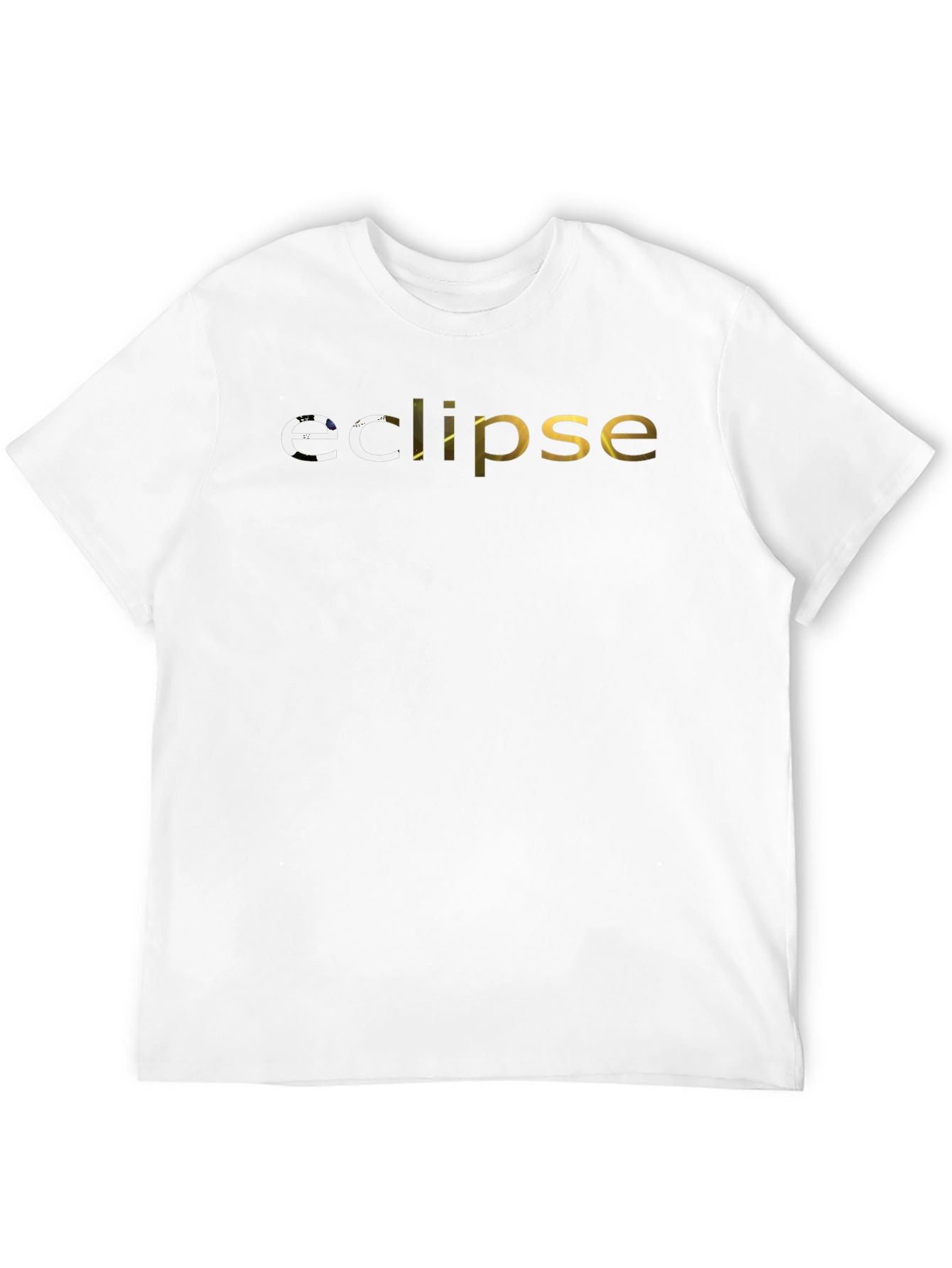 Eclipse Graphic Print Black T-Shirt