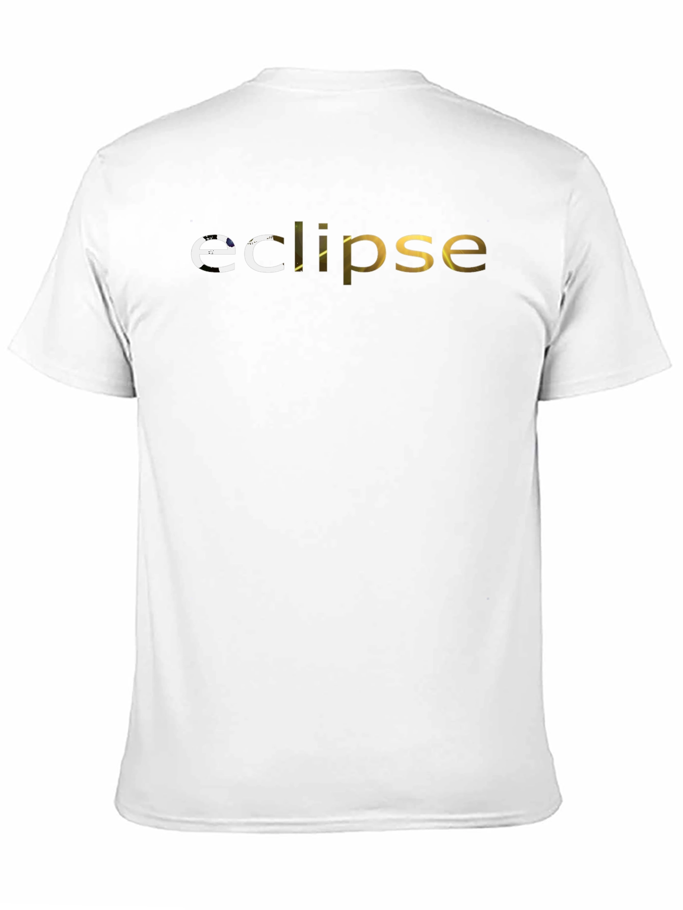 Eclipse Graphic Print Black T-Shirt