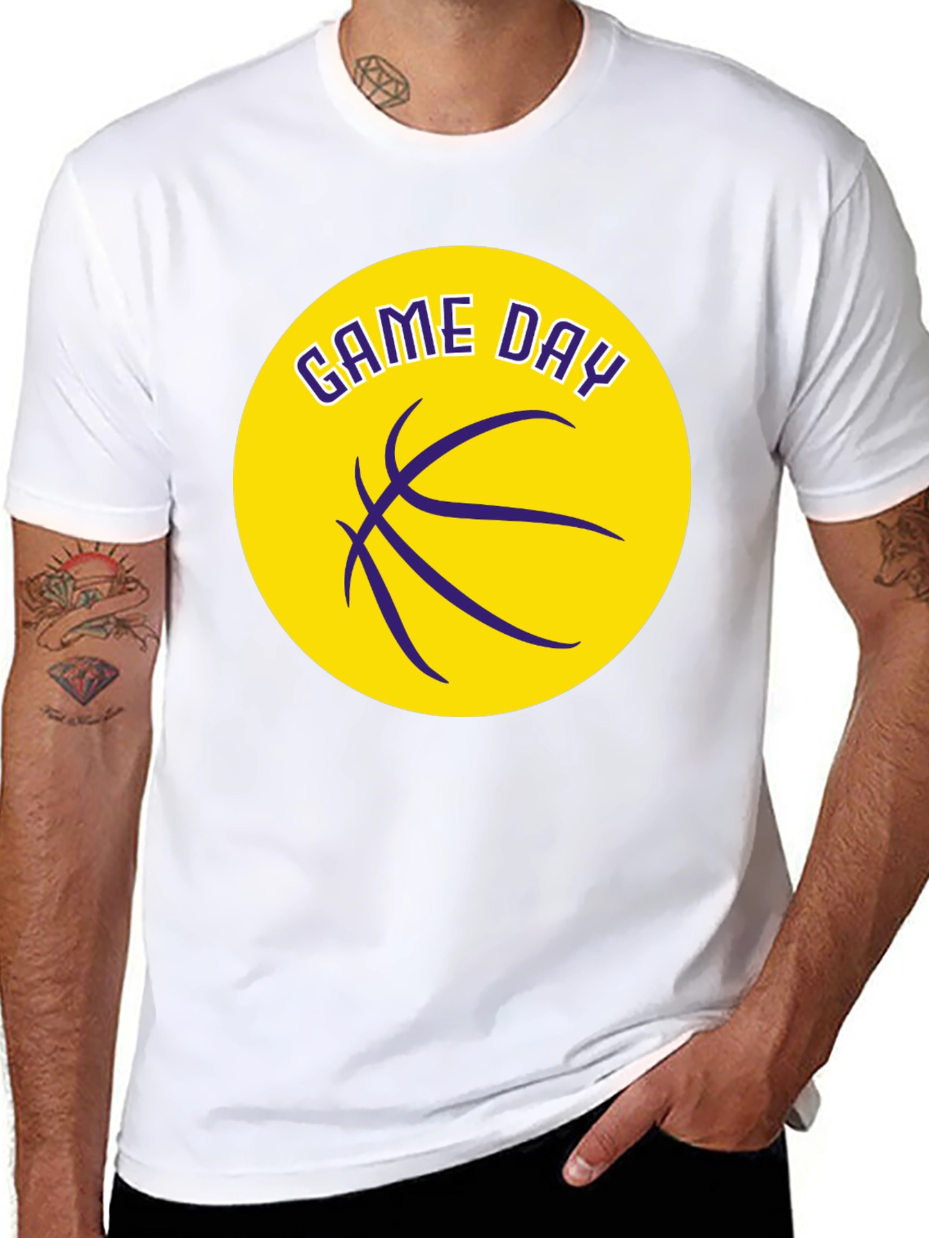 Game Day Basketball Graphic T-Shirt
