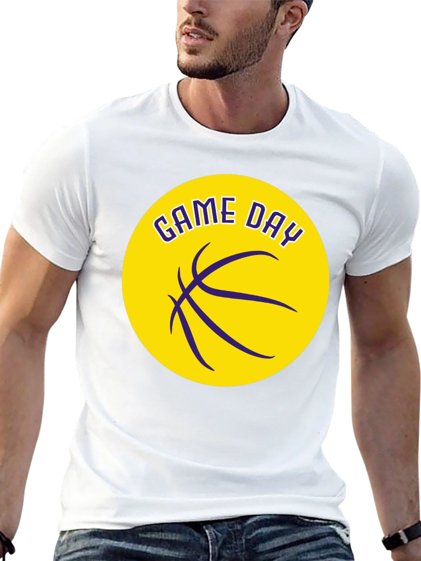 Game Day Basketball Graphic T-Shirt